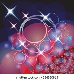   Simple pattern geometrical ornament. Abstract sky, the stars.  Vector illustration