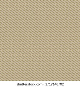 Simple pattern with a kind of seams or knots aligned obliquely. Beige background with golden stripes.