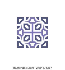 Simple pattern in modern style ornament illustration