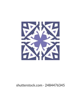 Simple pattern in modern style ornament illustration