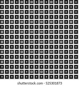 Simple pattern with monochrome geometric shapes. Useful for textile and interior design. Strict neutral style.