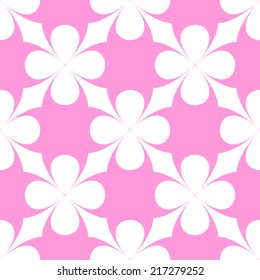 Simple pattern on a pink background 