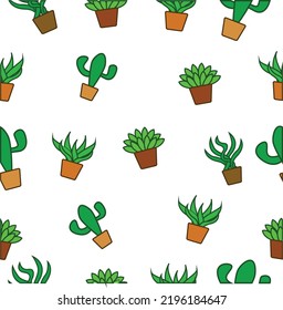 simple pattern plant illustration. hand drawn plant. Plant vector illustration