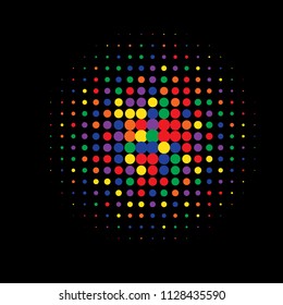 Simple Pattern for Postcard, Print, Banner or Poster. Grunge textured noise background.
