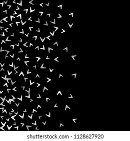 Simple Pattern for Postcard, Print, Banner or Poster. Modern Abstract Background with arrows   Vector Texture in Trendy Minimalistic Style
