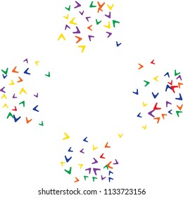 Simple Pattern for Postcard, Print, Banner or Poster. Modern Abstract Background with arrows   Vector Texture in Trendy Minimalistic Style
