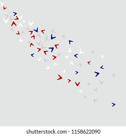 Simple Pattern for Postcard, Print, Banner or Poster. Modern Abstract Background with arrows   Vector Texture in Trendy Minimalistic Style