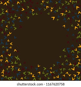 Simple Pattern for Postcard, Print, Banner or Poster. Modern Abstract Background with arrows   Vector Texture in Trendy Minimalistic Style
