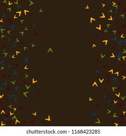 Simple Pattern for Postcard, Print, Banner or Poster. Modern Abstract Background with arrows   Vector Texture in Trendy Minimalistic Style
