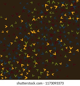 Simple Pattern for Postcard, Print, Banner or Poster. Modern Abstract Background with arrows   Vector Texture in Trendy Minimalistic Style
