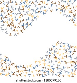 Simple Pattern for Postcard, Print, Banner or Poster. Modern Abstract Background with arrows   Vector Texture in Trendy Minimalistic Style