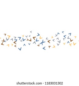 Simple Pattern for Postcard, Print, Banner or Poster. Modern Abstract Background with arrows   Vector Texture in Trendy Minimalistic Style