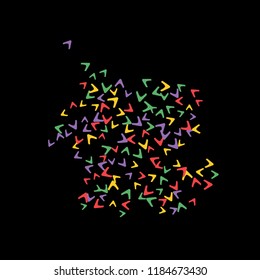 Simple Pattern for Postcard, Print, Banner or Poster. Modern Abstract Background with arrows   Vector Texture in Trendy Minimalistic Style
