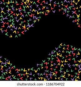 Simple Pattern for Postcard, Print, Banner or Poster. Modern Abstract Background with arrows   Vector Texture in Trendy Minimalistic Style
