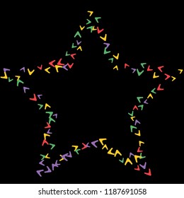 Simple Pattern for Postcard, Print, Banner or Poster. Modern Abstract Background with arrows   Vector Texture in Trendy Minimalistic Style
