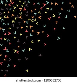 Simple Pattern for Postcard, Print, Banner or Poster. Modern Abstract Background with arrows   Vector Texture in Trendy Minimalistic Style
