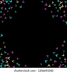 Simple Pattern for Postcard, Print, Banner or Poster. Modern Abstract Background with arrows   Vector Texture in Trendy Minimalistic Style
