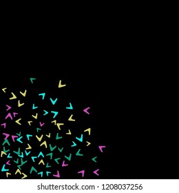 Simple Pattern for Postcard, Print, Banner or Poster. Modern Abstract Background with arrows   Vector Texture in Trendy Minimalistic Style
