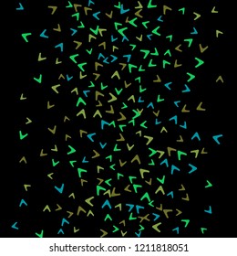 Simple Pattern for Postcard, Print, Banner or Poster. Modern Abstract Background with arrows   Vector Texture in Trendy Minimalistic Style
