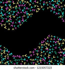 Simple Pattern for Postcard, Print, Banner or Poster. Modern Abstract Background with arrows   Vector Texture in Trendy Minimalistic Style
