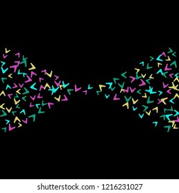 Simple Pattern for Postcard, Print, Banner or Poster. Modern Abstract Background with arrows   Vector Texture in Trendy Minimalistic Style
