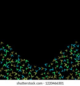 Simple Pattern for Postcard, Print, Banner or Poster. Modern Abstract Background with arrows   Vector Texture in Trendy Minimalistic Style

