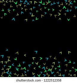 Simple Pattern for Postcard, Print, Banner or Poster. Modern Abstract Background with arrows   Vector Texture in Trendy Minimalistic Style
