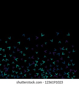 Simple Pattern for Postcard, Print, Banner or Poster. Modern Abstract Background with arrows   Vector Texture in Trendy Minimalistic Style