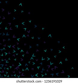 Simple Pattern for Postcard, Print, Banner or Poster. Modern Abstract Background with arrows   Vector Texture in Trendy Minimalistic Style