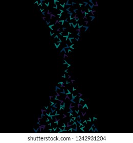 Simple Pattern for Postcard, Print, Banner or Poster. Modern Abstract Background with arrows   Vector Texture in Trendy Minimalistic Style