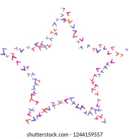 Simple Pattern for Postcard, Print, Banner or Poster. Modern Abstract Background with arrows   Vector Texture in Trendy Minimalistic Style