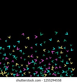 Simple Pattern for Postcard, Print, Banner or Poster. Modern Abstract Background with arrows   Vector Texture in Trendy Minimalistic Style
