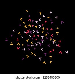 Simple Pattern for Postcard, Print, Banner or Poster. Modern Abstract Background with arrows   Vector Texture in Trendy Minimalistic Style
