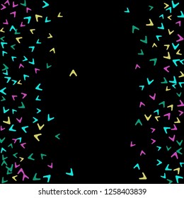 Simple Pattern for Postcard, Print, Banner or Poster. Modern Abstract Background with arrows   Vector Texture in Trendy Minimalistic Style
