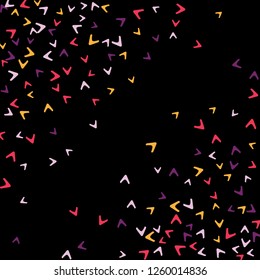 Simple Pattern for Postcard, Print, Banner or Poster. Modern Abstract Background with arrows   Vector Texture in Trendy Minimalistic Style
