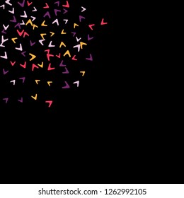Simple Pattern for Postcard, Print, Banner or Poster. Modern Abstract Background with arrows   Vector Texture in Trendy Minimalistic Style
