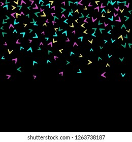 Simple Pattern for Postcard, Print, Banner or Poster. Modern Abstract Background with arrows   Vector Texture in Trendy Minimalistic Style

