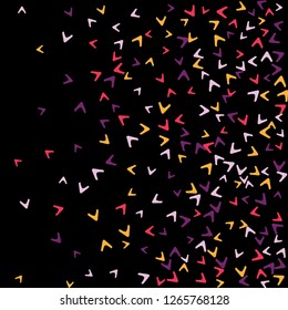 Simple Pattern for Postcard, Print, Banner or Poster. Modern Abstract Background with arrows   Vector Texture in Trendy Minimalistic Style
