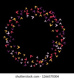 Simple Pattern for Postcard, Print, Banner or Poster. Modern Abstract Background with arrows   Vector Texture in Trendy Minimalistic Style
