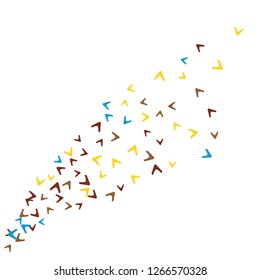 Simple Pattern for Postcard, Print, Banner or Poster. Modern Abstract Background with arrows   Vector Texture in Trendy Minimalistic Style
