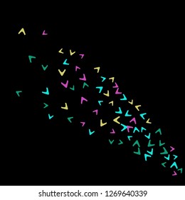 Simple Pattern for Postcard, Print, Banner or Poster. Modern Abstract Background with arrows   Vector Texture in Trendy Minimalistic Style
