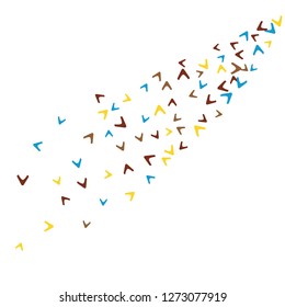 Simple Pattern for Postcard, Print, Banner or Poster. Modern Abstract Background with arrows   Vector Texture in Trendy Minimalistic Style
