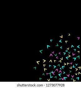 Simple Pattern for Postcard, Print, Banner or Poster. Modern Abstract Background with arrows   Vector Texture in Trendy Minimalistic Style