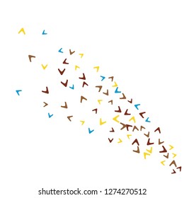 Simple Pattern for Postcard, Print, Banner or Poster. Modern Abstract Background with arrows   Vector Texture in Trendy Minimalistic Style