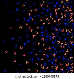 Simple Pattern for Postcard, Print, Banner or Poster. Modern Abstract Background with arrows   Vector Texture in Trendy Minimalistic Style