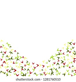 Simple Pattern for Postcard, Print, Banner or Poster. Modern Abstract Background with arrows   Vector Texture in Trendy Minimalistic Style