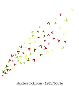 Simple Pattern for Postcard, Print, Banner or Poster. Modern Abstract Background with arrows   Vector Texture in Trendy Minimalistic Style