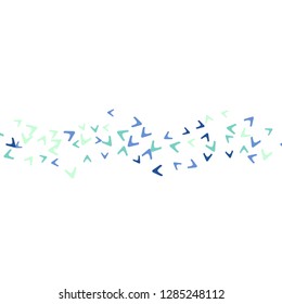 Simple Pattern for Postcard, Print, Banner or Poster. Modern Abstract Background with arrows   Vector Texture in Trendy Minimalistic Style
