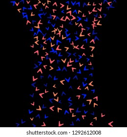 Simple Pattern for Postcard, Print, Banner or Poster. Modern Abstract Background with arrows   Vector Texture in Trendy Minimalistic Style
