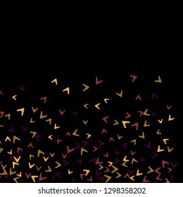 Simple Pattern for Postcard, Print, Banner or Poster. Modern Abstract Background with arrows   Vector Texture in Trendy Minimalistic Style
